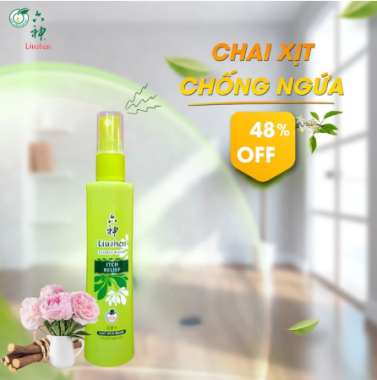 Combo Chai Xịt Chống Muỗi Và Xịt Chống Ngứa Liushen Dung Tích 80ml