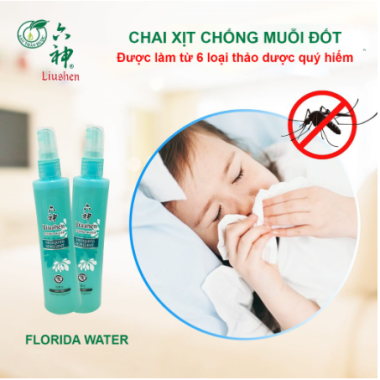 Combo Chai Xịt Chống Muỗi Và Xịt Chống Ngứa Liushen Dung Tích 80ml