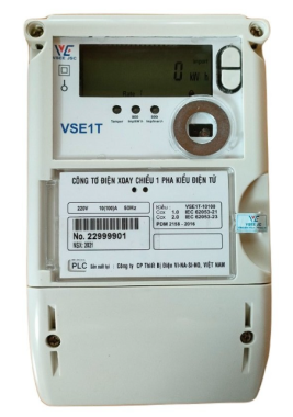 Công tơ điện 1 pha nhiều biểu giá Vinasino VSE1T-10100