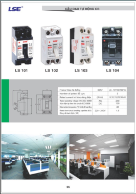 CẦU DAO TỰ ĐỘNG LS104 (CB cóc LSE)