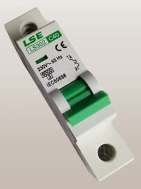 MCB 1P LS302 (6A-40A) Xanh Lá (CB Tép LSE)