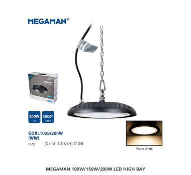 Đèn Nhà Xưởng - Đèn LED Nhà Xưởng Led Highbay Megaman Chính Hãng