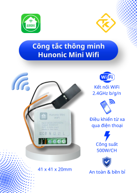 Công tắc thông minh Hunonic wifi mini