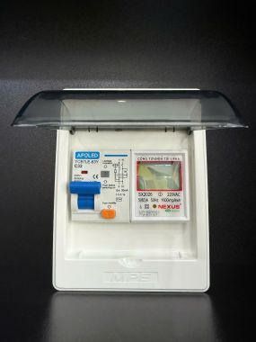 Tủ điện lắp nổi MPE TN-4 – Hộp tủ điện nhựa chứa MCB 3-4 cực