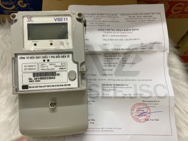Công tơ 1 pha 2 chiều giao nhận Vinasino VSE11 - kiểm định chính hãng