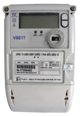 Công tơ điện tử VSE1T-510 Vinasino 1 pha gián tiếp nhiều biểu giá