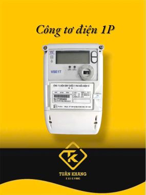 Công tơ điện tử VSE1T-510 Vinasino 1 pha gián tiếp nhiều biểu giá