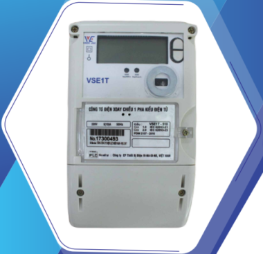 Công tơ điện tử VSE1T-510 Vinasino 1 pha gián tiếp nhiều biểu giá