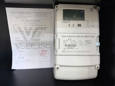 Công tơ điện 3 pha 2 chiều Vinasino VSE3T-S trực tiếp và gián tiếp