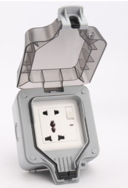 Ổ CẮM KÍN NƯỚC LSE CÓ CÔNG TẮC IP66 + Ổ CẮM KÍN NƯỚC CÓ USB