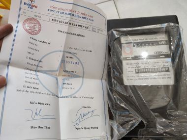 Công Tơ Điện 3 Pha EMIC 50(100) - Có Kiểm Định (Đồng Hồ Điện 3 Pha Emic)