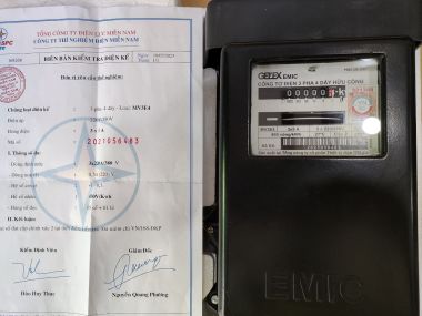 CÔNG TƠ ĐIỆN 3 PHA GIÁN TIẾP EMIC 3 X 5 A
