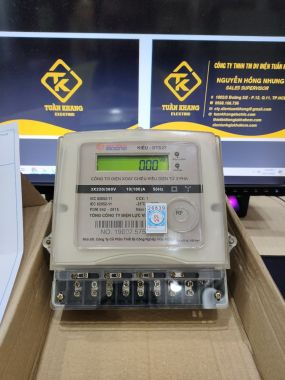 CÔNG TƠ ĐIỆN TỬ 3 PHA HỮU HỒNG DTS27 10(100)A CÓ KIỂM ĐỊNH