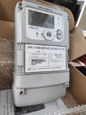 Công tơ điện 3 pha trực tiếp Vinasino VSE3T-10W1