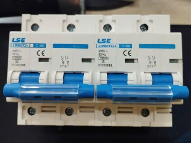Aptomat Đảo Chiều Dạng Aptomat 2 Pha 80A-100A LSE - Cầu Dao Đảo Tự Động