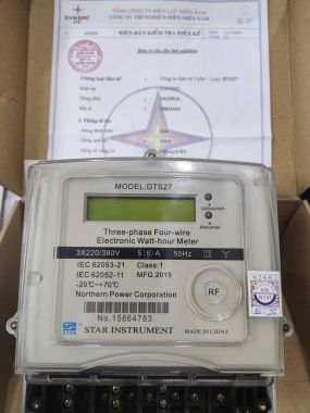 Công Tơ Điện Tử 3 Pha Gián Tiếp DTS27 5(6)A – Kiểm Định
