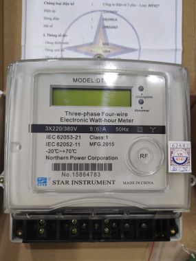 Công Tơ Điện Tử 3 Pha Gián Tiếp DTS27 5(6)A – Kiểm Định