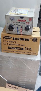 MÁY SẠC BÌNH ẮC QUY SANSHUN – NHIỀU CHỦNG LOẠI, CÔNG SUẤT ĐA DẠNG