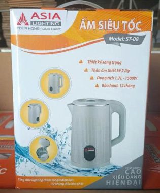ẤM ĐUN SIÊU TỐC ASIA LIGHTING ST-08 – 1.7 LÍT