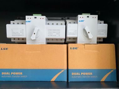 Bộ chuyển đổi nguồn tự động ATS LSE LSQ3R-2P/4P thanh ray DIN