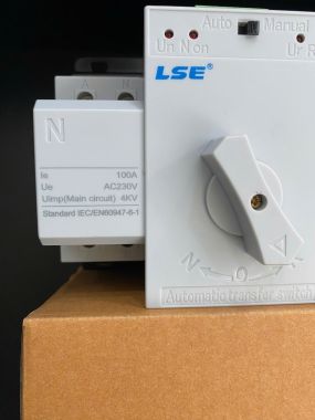 Bộ chuyển đổi nguồn tự động ATS LSE LSQ3R-2P/4P thanh ray DIN