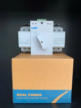 Bộ chuyển đổi nguồn tự động ATS LSE LSQ3R-2P/4P thanh ray DIN