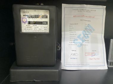 CÔNG TƠ ĐIỆN 3 PHA GIÁN TIẾP GIL'EX 3 X 5 A