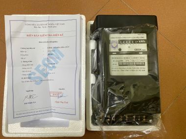 Công Tơ Điện 3 Pha GEL'EX EMIC 50(100)A - Có Kiểm Định