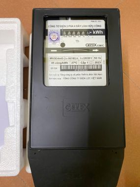 Công Tơ Điện 3 Pha GEL'EX EMIC 50(100)A - Có Kiểm Định