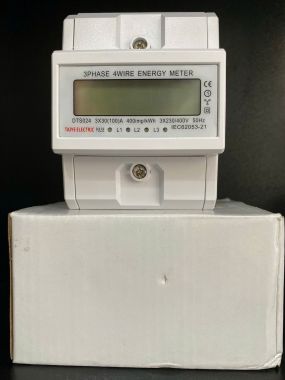 Công tơ điện tử 3 pha 4 dây trực tiếp 100A TAIYE/EARU - dạng thanh ray DTS024 / EA771