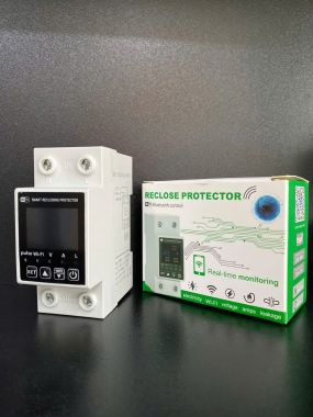 Công tơ điện tử 1 pha kết nối wifi dạng thanh ray Tuya Smart Life 63A