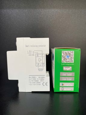 Công tơ điện tử 1 pha kết nối wifi dạng thanh ray Tuya Smart Life 63A