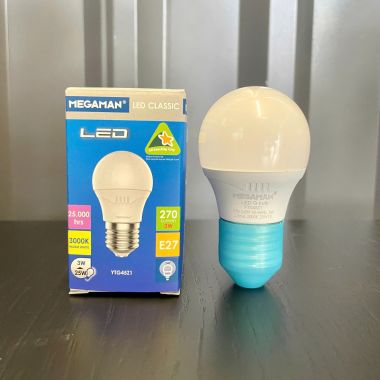 Đèn LED Bulb tròn Megaman 3W–18W E27 A+ Chính Hãng