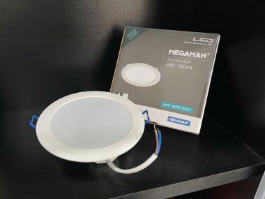 Đèn led âm trần Megaman siêu mỏng MQTL1127-Y-9W 6500k