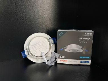 Đèn Led âm trần Megaman FDS72900v1-7W 3000K/4000k chính hãng