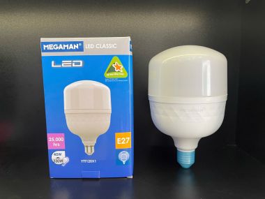 Bóng đèn LED trụ T Bulb Megaman 30W 40W E27 chíng hãng siêu sáng