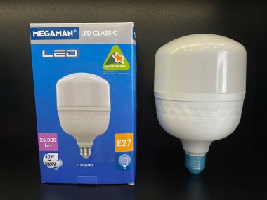 Bóng đèn LED trụ T Bulb Megaman 30W 40W E27 chíng hãng siêu sáng