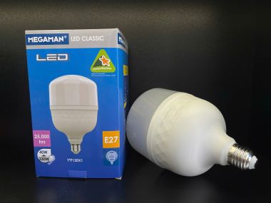 Bóng đèn LED trụ T Bulb Megaman 30W 40W E27 chíng hãng siêu sáng