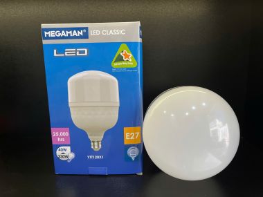 Bóng đèn LED trụ T Bulb Megaman 30W 40W E27 chíng hãng siêu sáng