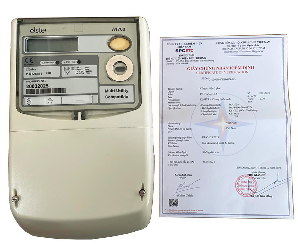 công tơ điện tử 3 pha Elster A1700