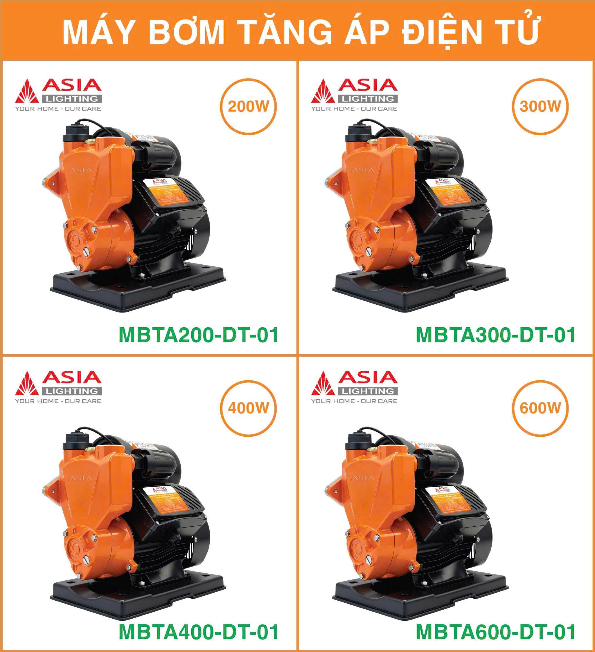 Máy Bơm Tăng Áp Điện Tử