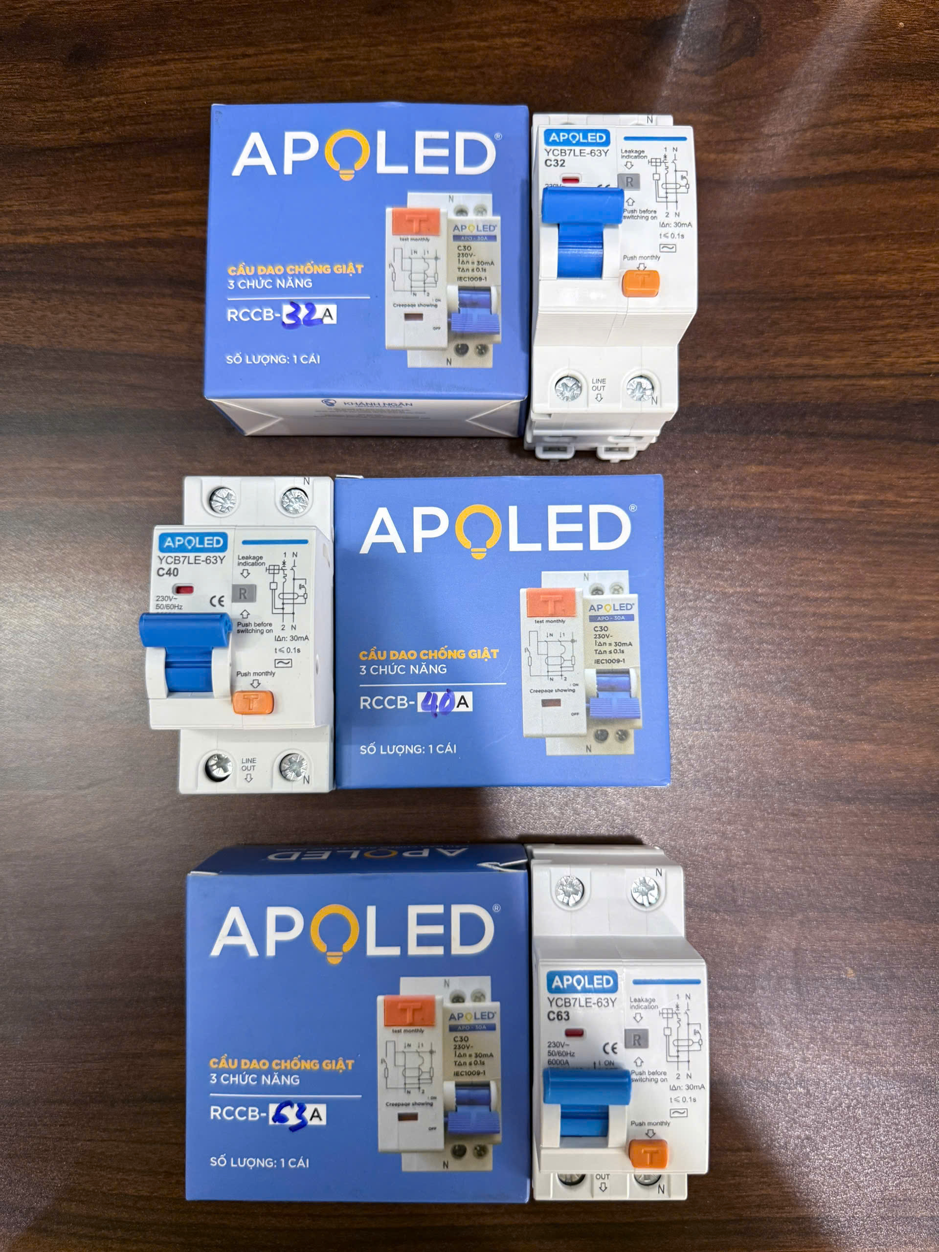Cầu dao chống rò điện APOLED