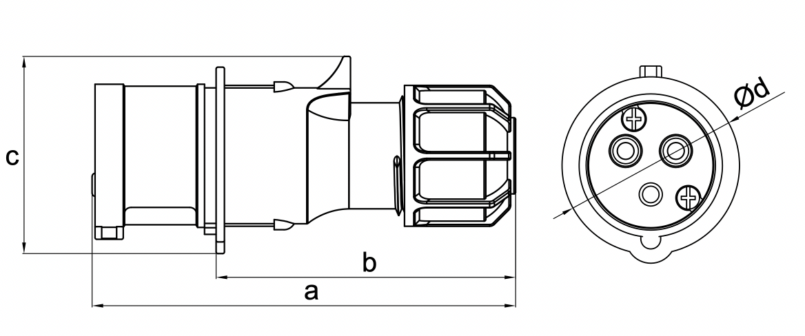PHÍCH CẮM CÔNG NGHIỆP MPN2-013