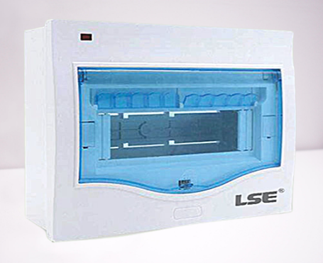 TỦ ĐIỆN NHỰA LS 8-10N CÓ ĐÈN BÁO