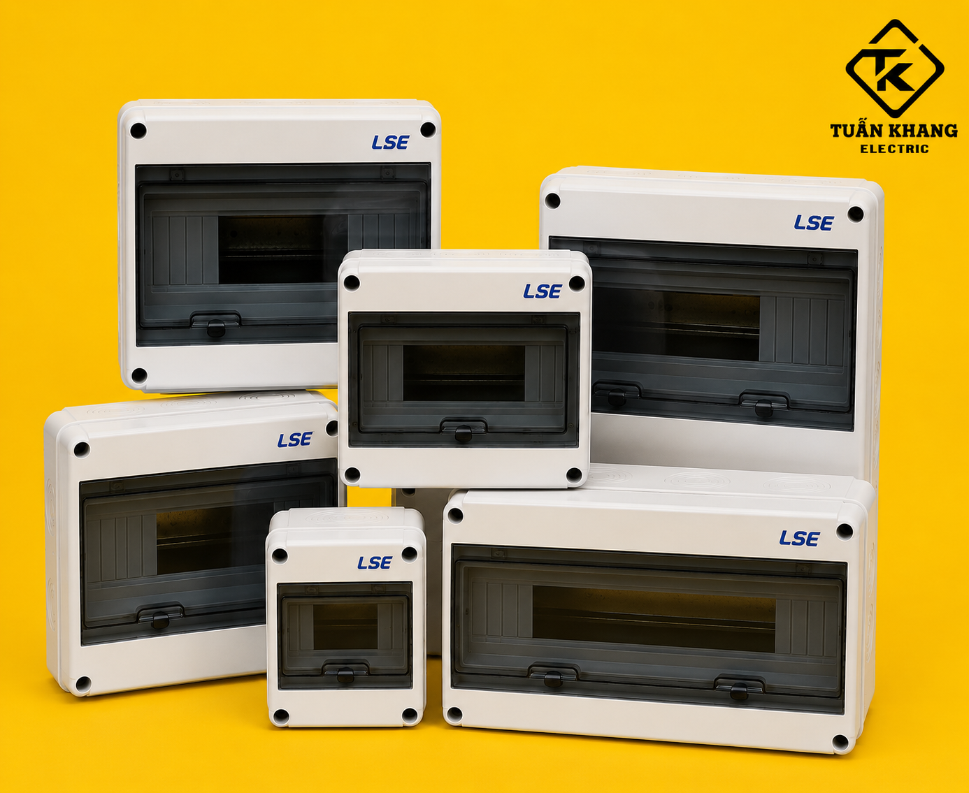 Tủ Điện Kín Nước Gắn Nổi LSE IP66 – Bảo hành chính hãng