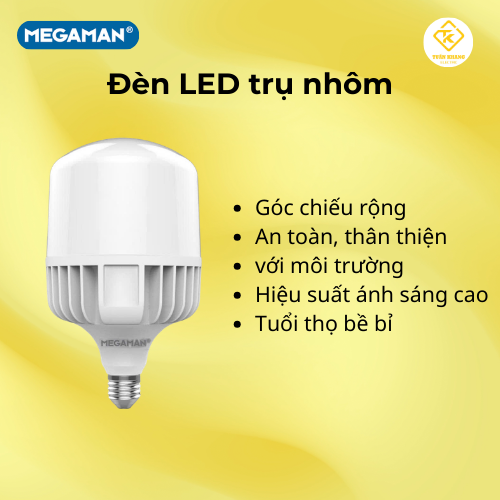 Bóng đèn Led Bulb trụ nhôm YTPDGLC2 Megaman độ sáng cao