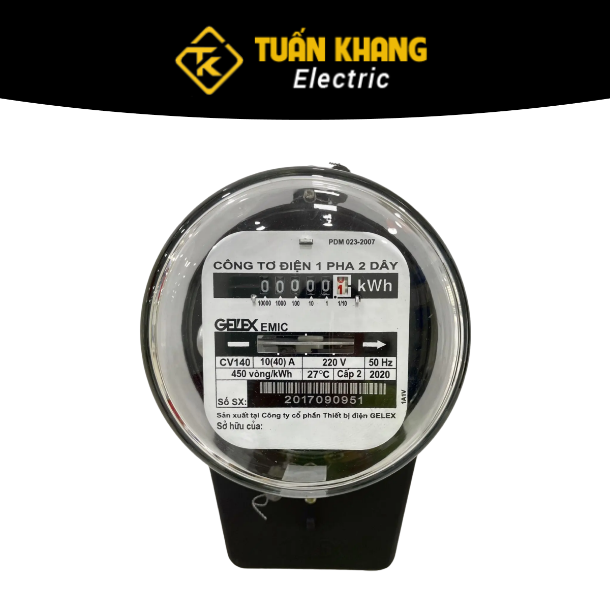 Công tơ điện 1 pha EMIC chính hãng, giá tốt, bao check