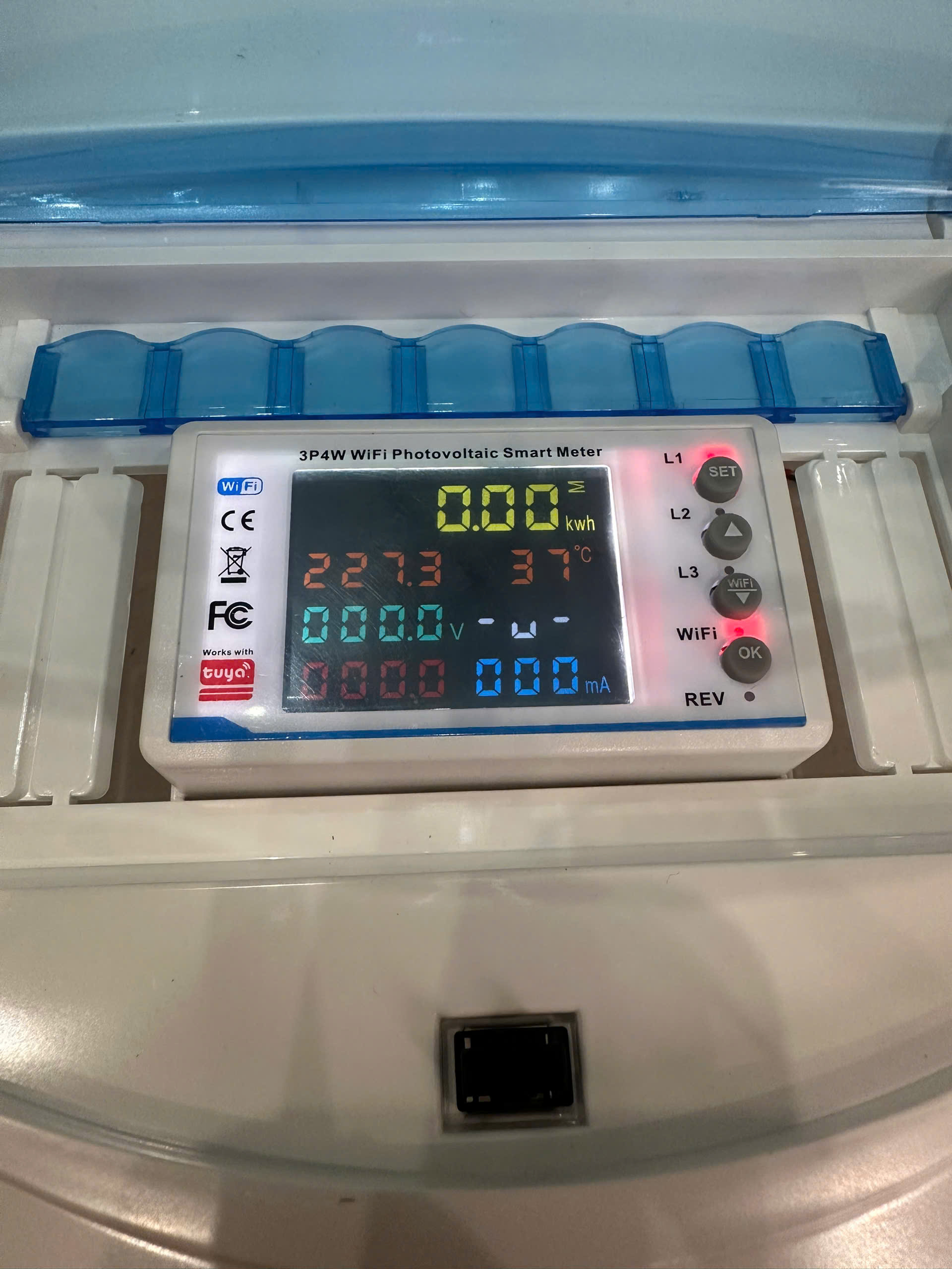 công tơ điện 3 pha tuya wifi 100a
