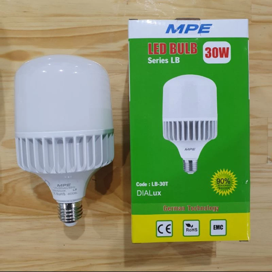 Led bulb MPE nhôm nguyên khối - Seri LB