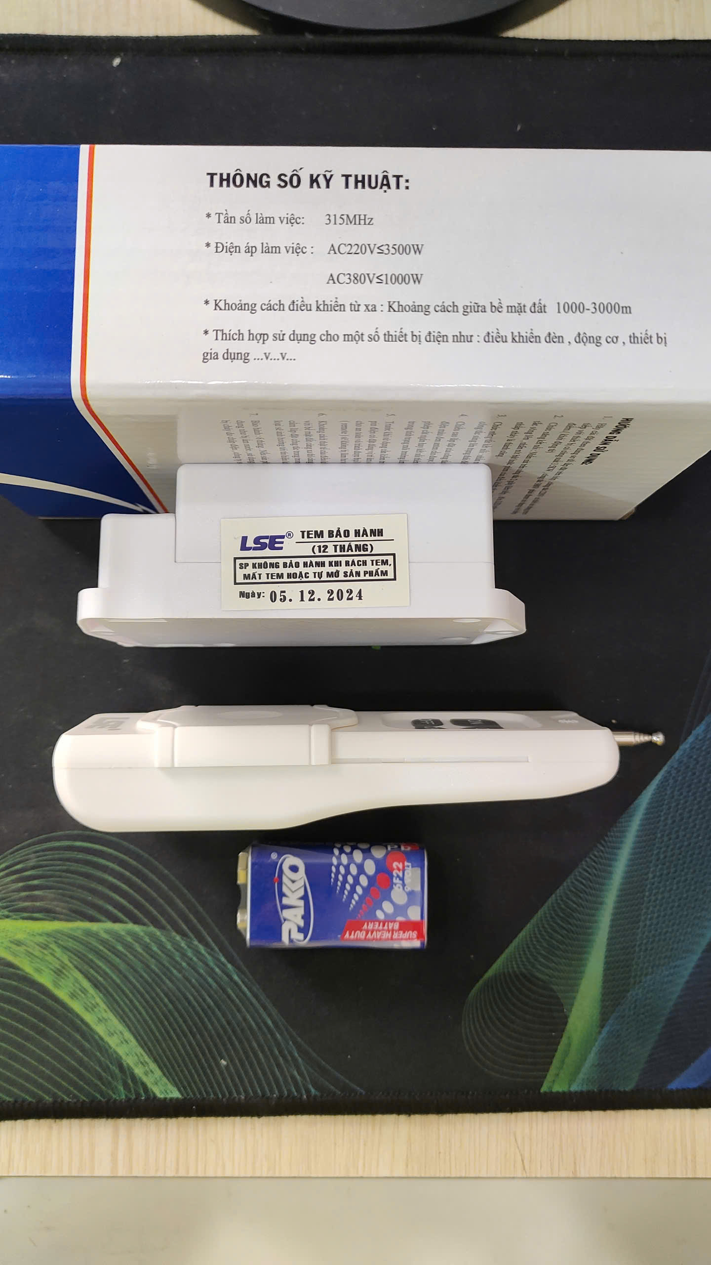 BỘ ĐIỀU KHIỂN THÔNG MINH TỪ XA LSE 500M -5000M